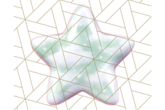 Cute Puffy Star Clipart PNG, 3D Glossy Pastel Stars Clip Art Product Image 4