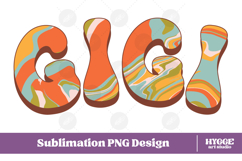 gigi Png Retro Retro Mother&#039;s Day Mom Sublimation Product Image 1