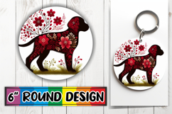 Sweet Circle Coasters Design, Flower Animals Product Image 1