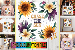Cheerful TSHIRT Gift Ideas PNG, Flower Quote Product Image 1