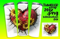 Valentine&#039;s 3D Tumbler Bliss Product Image 1