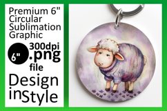 Charming Round Design for Sublimation , Animals Product Image 1