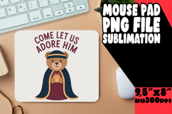 Sweet Desk Mat Sublimation Designs, Religious Product Image 1