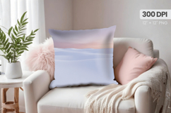 Winter Christmas Wonderland PNG Pillow, Winter Pillow Design Product Image 1