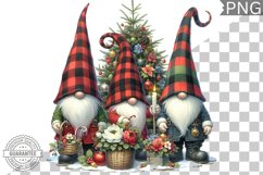 Christmas Gnome Sublimation - Clipart PNG Design Product Image 1