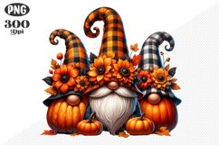 Halloween Gnomes Sublimation - Clipart PNG Design Product Image 1