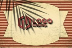 Retro Logo Mockup Template Product Image 1
