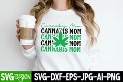 Cannabis Mom SVG Cut File, Weed SVG Cut File | Marijuana SVG Product Image 3