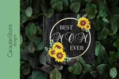Best Mom Ever Card Print, Mothers Day Card, Sublimation JPG Product Image 3