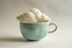 Cloud in a cup whimsical conceptual art Product Image 1