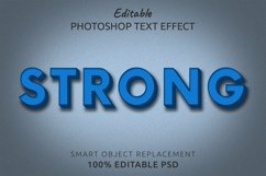 Strong Editable Photoshop Text Style Effect Product Image 1