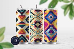 Bright Aztec Tribal Digital paper, Tribal Ethnic pattern Product Image 2