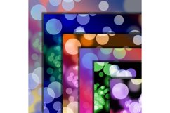 Bokeh Digital Scrapbooking Papers, Bokeh, Colors, SALE Product Image 2