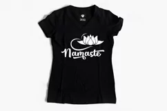 Namaste SVG PNG EPS DXF | Yoga cut file Product Image 3