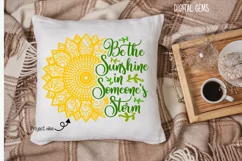 Sunflower, Be the sunshine SVG / PNG / EPS / DXF File Product Image 4