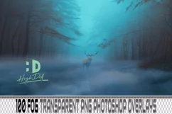 100 FOG TRANSPARENT PNG FILES, PHOTOSHOP OVERLAYS Product Image 1