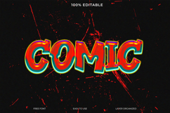 Vibrant Comic Font Design for Graphic Design Projects Product Image 1