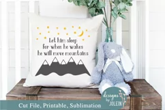 Let Him Sleep SVG, png, eps, sublimation, printable Product Image 1