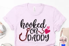 Hooked On Daddy - Love & Family SVG EPS DXF PNG Product Image 3