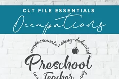 Preschool Teacher svg - a Preschool svg kit with icons Product Image 5