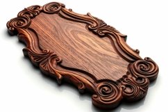 Vintage Wooden Nameplate Signboard Product Image 1
