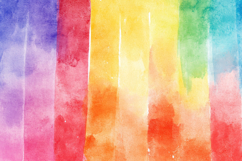 Rainbow Watercolor Lines Background Wallpaper Product Image 1