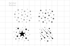 Stars SVG, Celestial svg, Moon svg, Galaxy svg Product Image 3