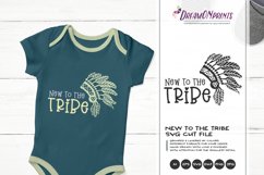New to the Tribe SVG | Boho Headdress SVG| Tribal Design Product Image 1