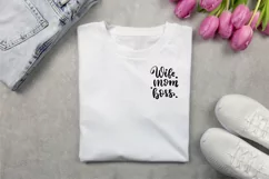 Wife, mom, boss svg. Shop small svg, Entrepreneur tshirt Product Image 2