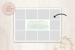 PSD Year In Review Photo Collage Card Template #3 Product Image 2