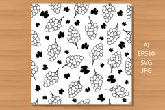 Grape. 6 Seamless patterns. Product Image 2