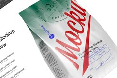 Powder Bag Mockup Half Side View Product Image 6