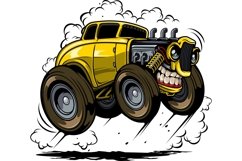 angry hotrod tshirt design Product Image 1