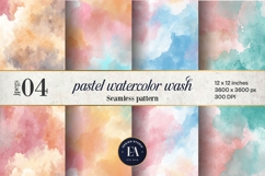 Pastel Watercolor Wash | Soft Abstract Texture Product Image 1