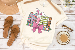 Mini Easter Bunny Clipart, Happy Easter Sublimation PNG Product Image 3