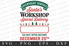 Santa&#039;s Workeshope Svg | Christmas svg Product Image 1
