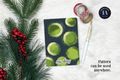 Matcha Green Tea Pattern, Matcha Aesthetic Digital Paper Product Image 4