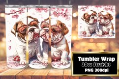 Mountain Hiking Dog Tumbler Wrap - Sublimation Product Image 1