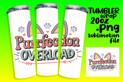 ARTISTIC 20oz Tumbler Wrap for Custom Gifts , Cat Quote Product Image 1