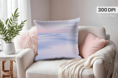Winter Christmas Wonderland PNG Pillow, Winter Pillow Design Product Image 1