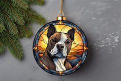 American Staffordshire Terrier Stained Glass - 04 Variations Product Image 2