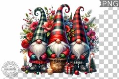 Christmas Gnome Sublimation - Clipart PNG Design Product Image 1