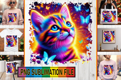 RADIANT PNG Art for TSHIRTS, Cat Product Image 1