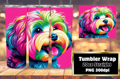 RICH 20oz Tumbler Template for DIY Projects , Dog Product Image 1