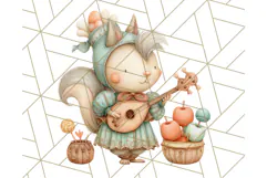 Whimsy Woods Harvest Festival Clipart PNG Files Product Image 5