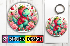 Sweet Coaster Designs for Cars PNG, Cute Dino Product Image 1