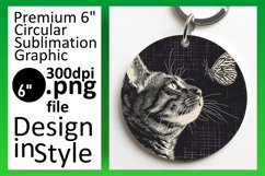 Sweet Kitty Sublimation: Round &amp; Keychain Collection Product Image 1