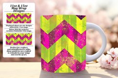 Sparkling Glitter Stripe 11oz/15oz Pattern Mug Wrap Art Product Image 1