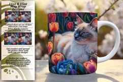Springtime Cat Mug Sublimation Delights Product Image 1