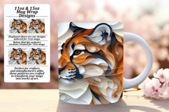 Meow Majesty: Sublimation Cat Lover Mug - 3D Design Product Image 1